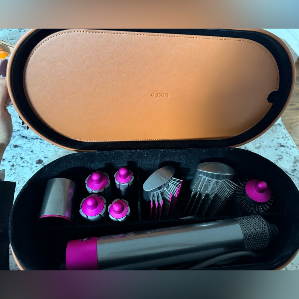 Dyson - Airwrap™ Smooth + Control Styler - Fuchsia, Nickel
